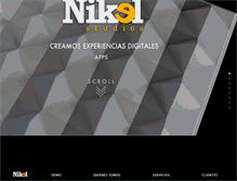 Tablet Screenshot of nikelstudios.com